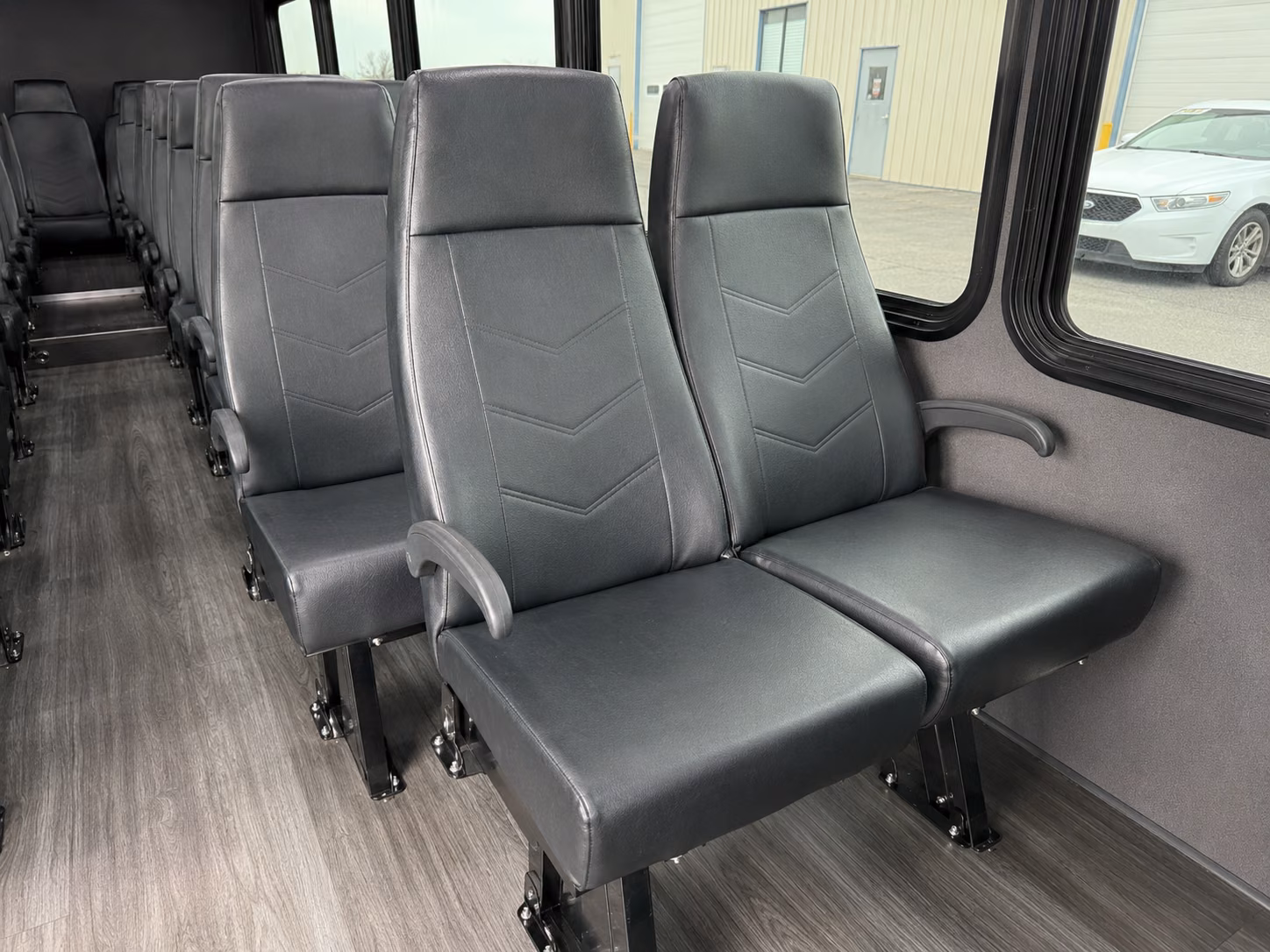 hoboken 15 passenger minibus interior