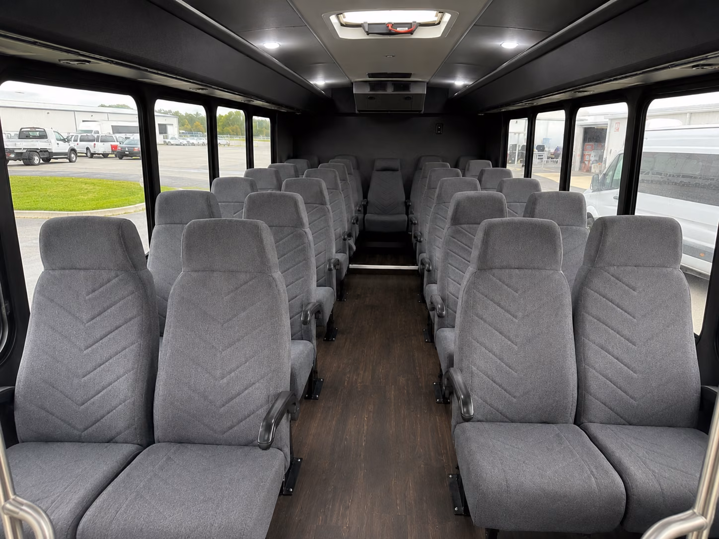 hoboken 18 passenger minibus inside