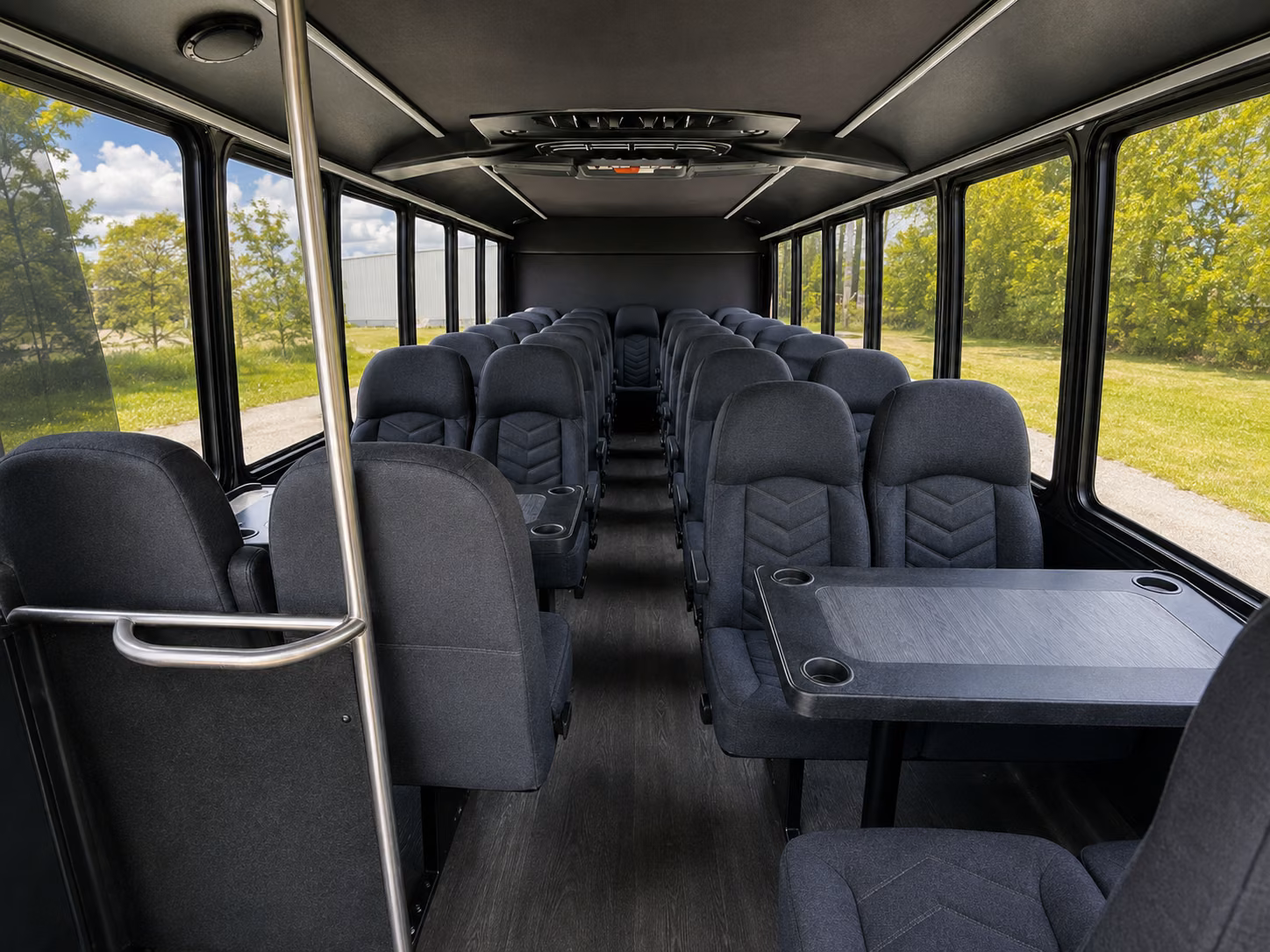 hoboken 20 passenger minibus inside