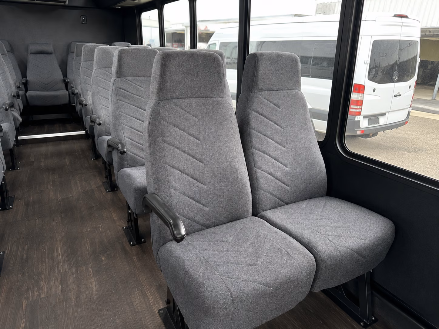 hoboken 20 passenger minibus interior