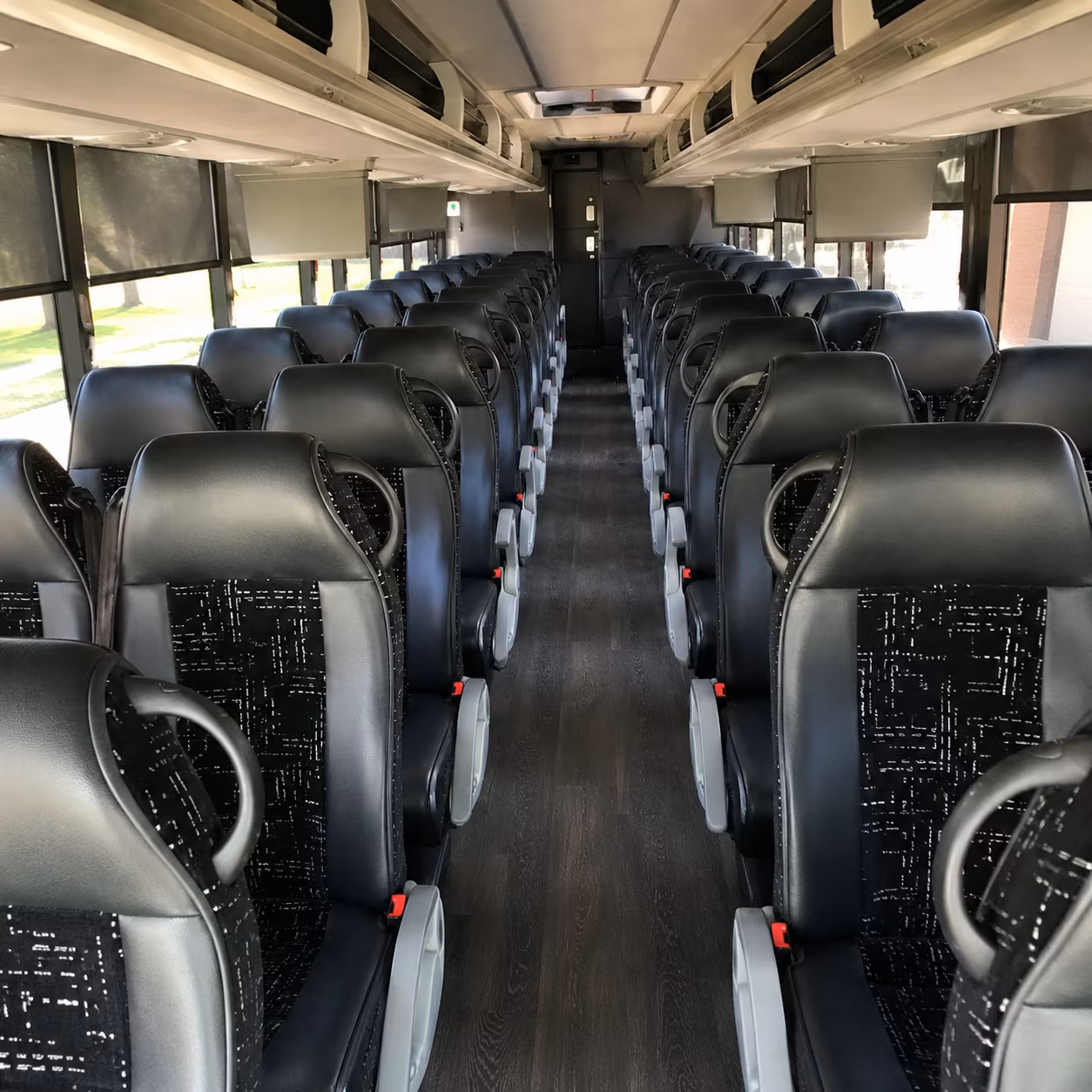 hoboken charter bus inside
